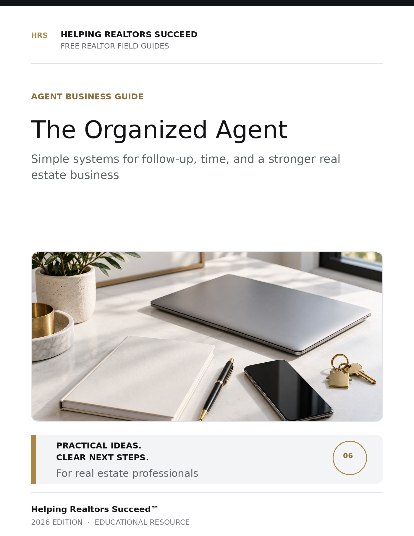 Cover: The Organized Agent