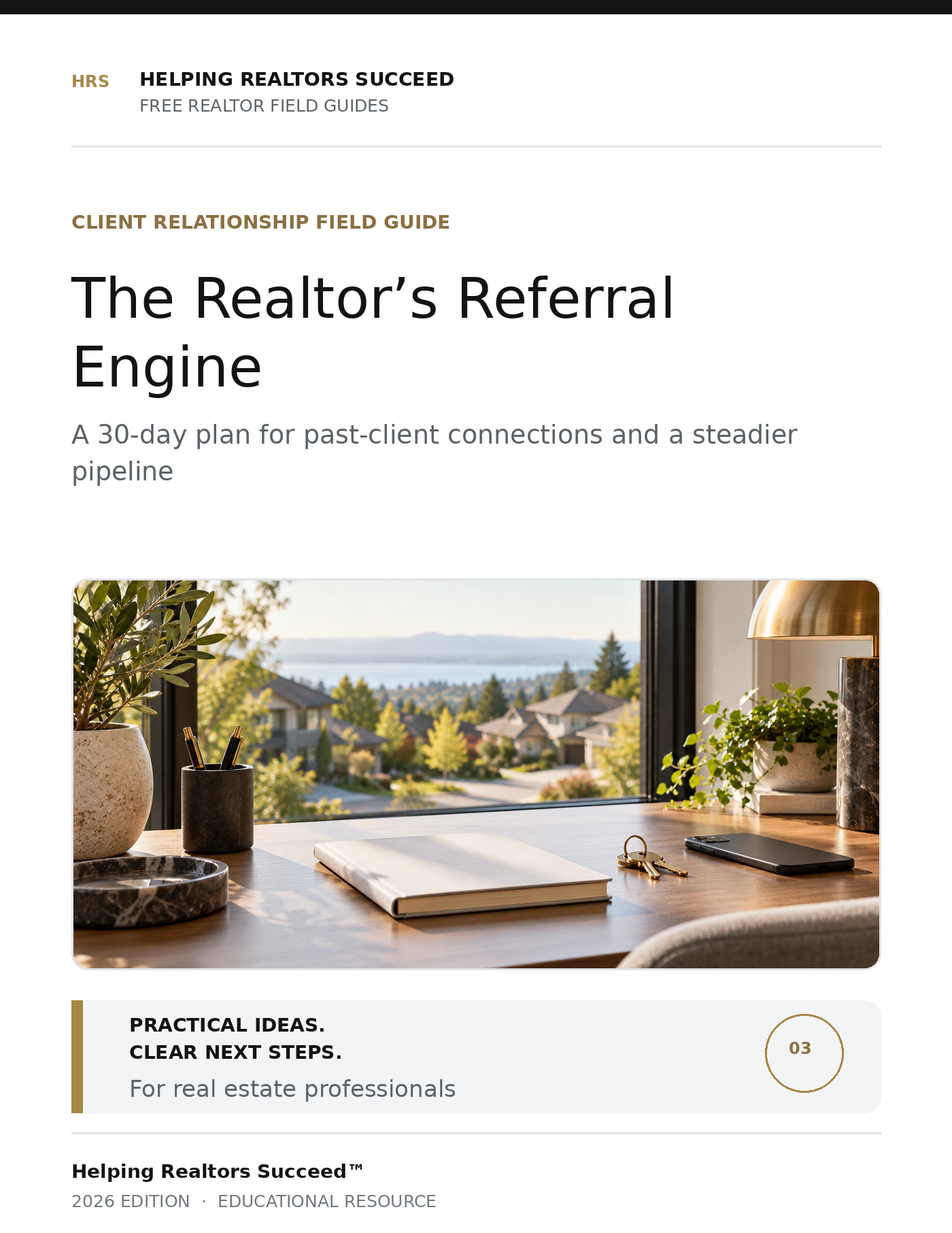 Cover: The Realtor’s Referral Engine