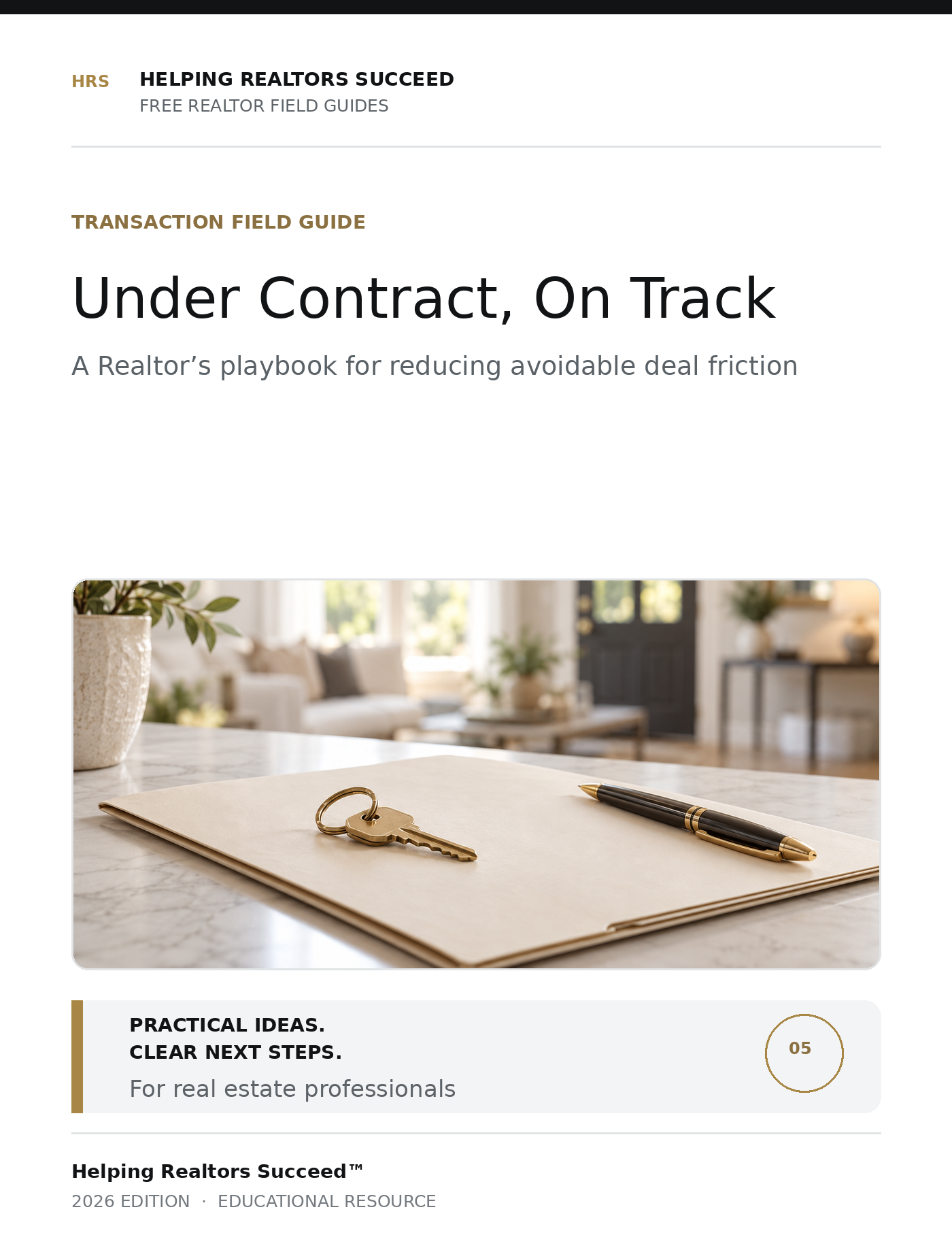 Cover: Under Contract, On Track